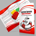 14 x 8 1/2 Inches Tri-Fold Brochure Action Script Set