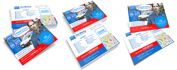 EDDM Mailer Template Mockup- 8.5x11