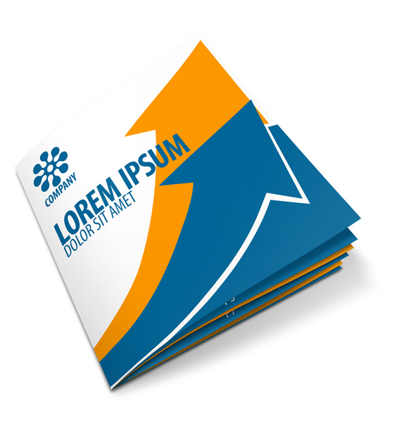 12 Pages Square Booklet Cover Template