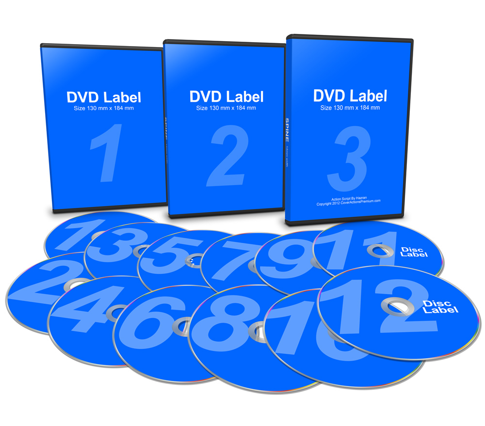 3 DVD cases 4 discs combo -Home Study Course mockup