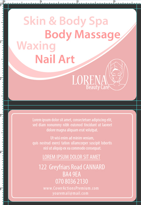 3.5 x 2.5 Business Card Template