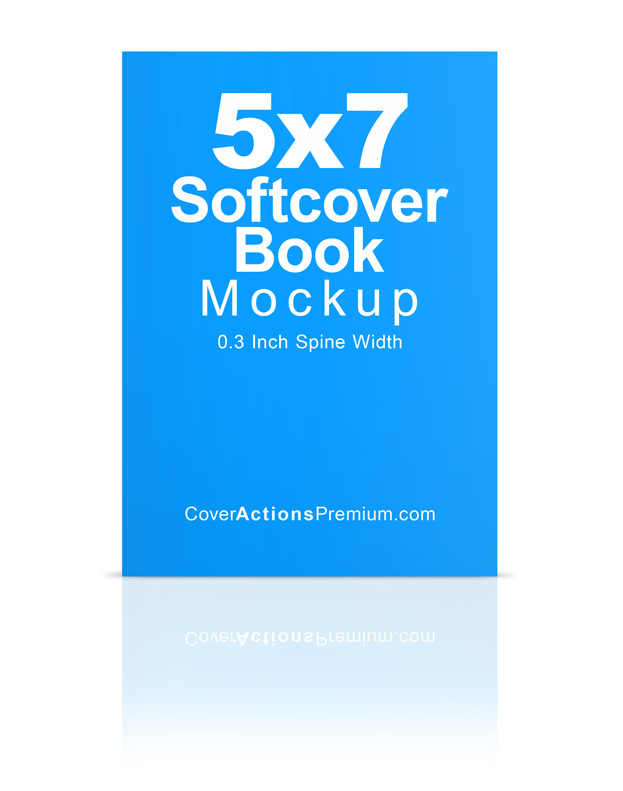 Slim Book Mockup 5x7 softcover