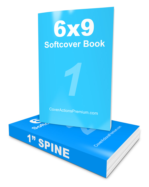 2 Book Set Mockup- 6 x 9