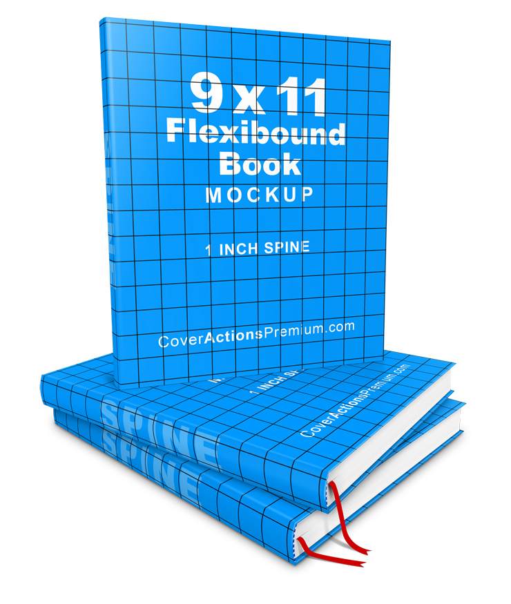 9 x 11 FlexiBound Book Mockup