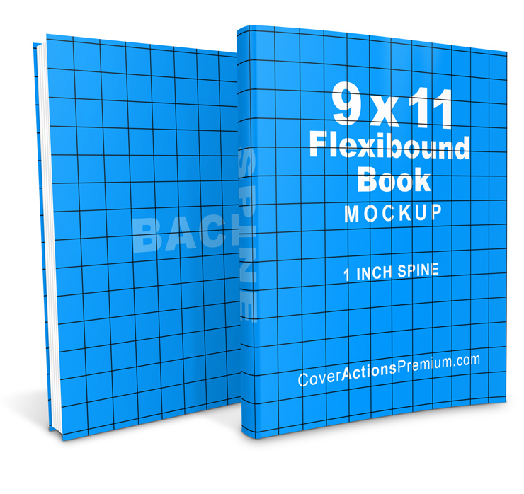 9 x 11 FlexiBound Book Mockup