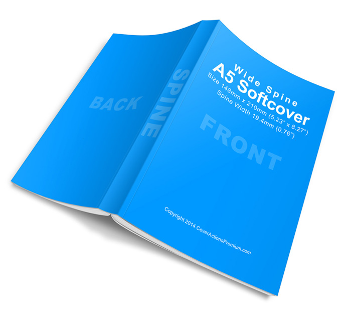 A5 Softcover Book Mock Up