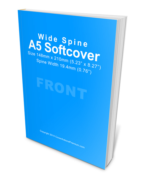 A5 Paperback Book Mockup