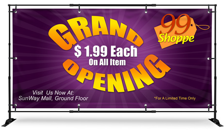 Vinyl Banner Sign Mockup Template
