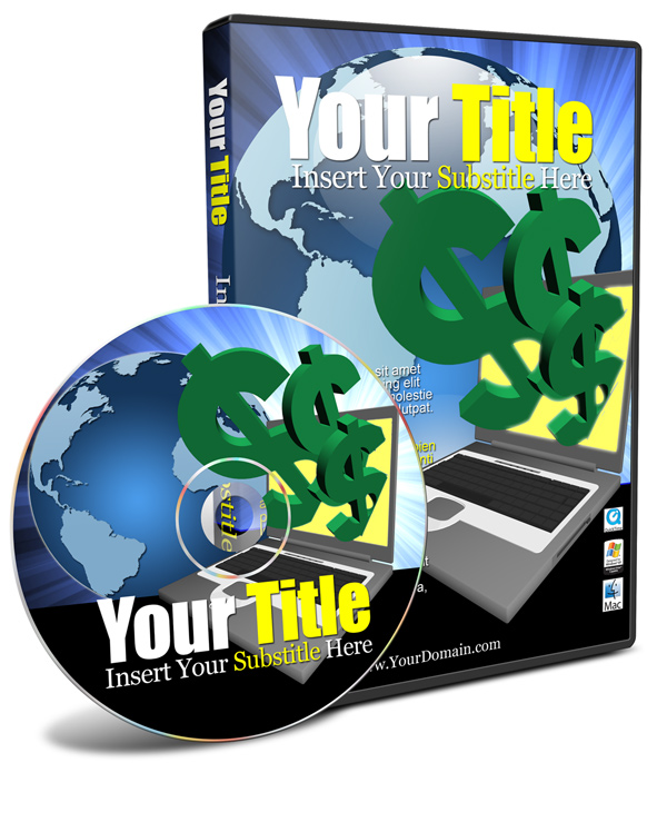 DVD case mockup template