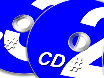 Double CD jewel case cover actions