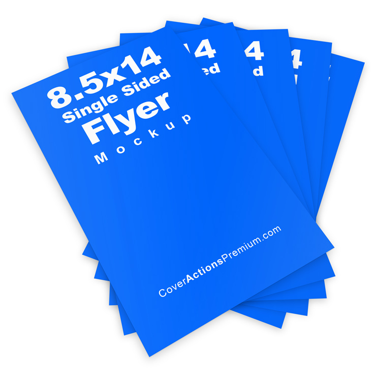 Flyer Mockup -8.5x14