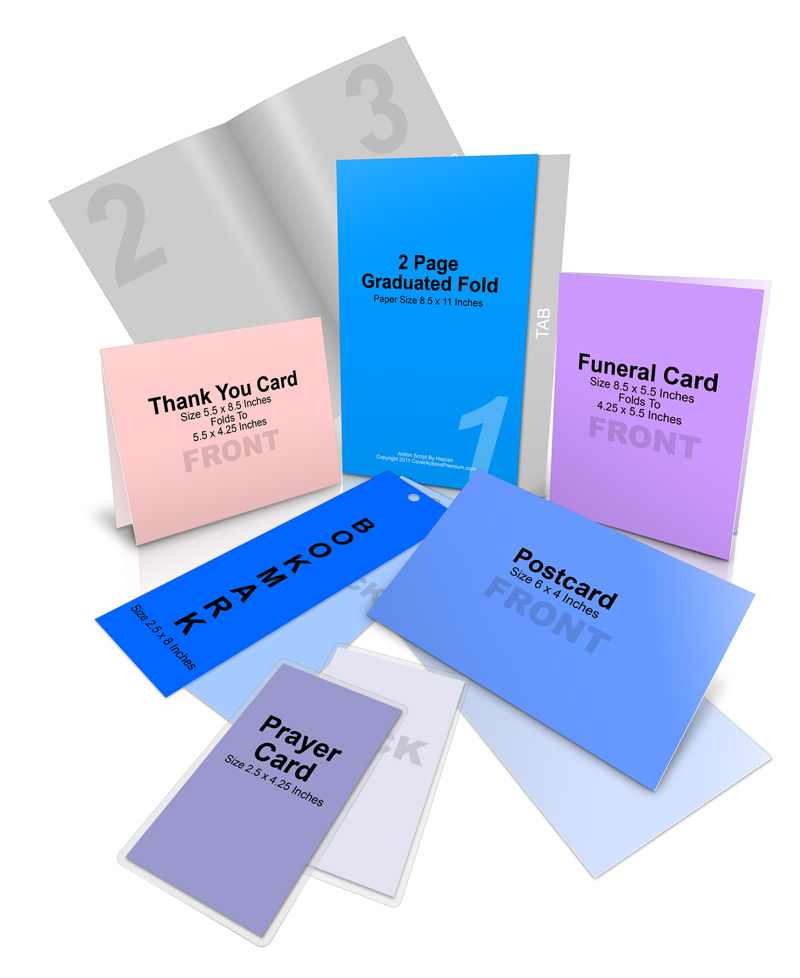 Funeral Program Package Mock Up