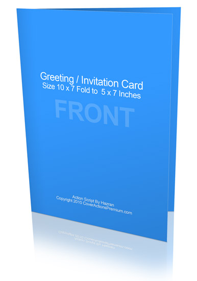 2-Panel 5x7 Card Mockup