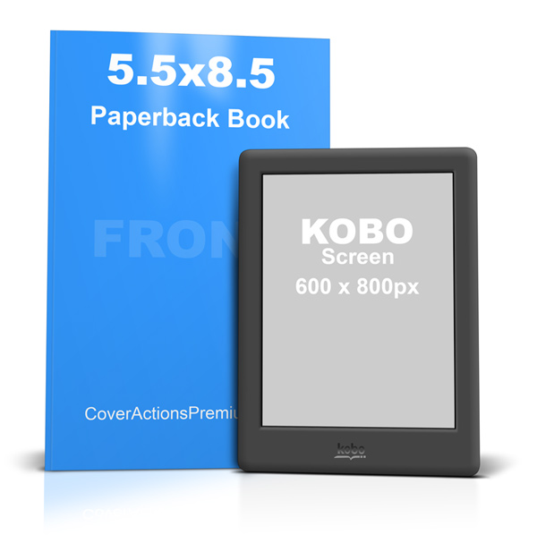 Kobo ereader Mockup