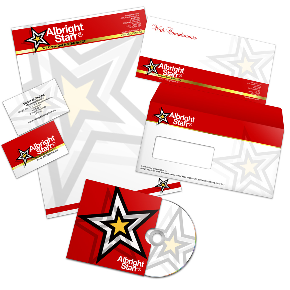 Brand Identity Stationery Mockup A4