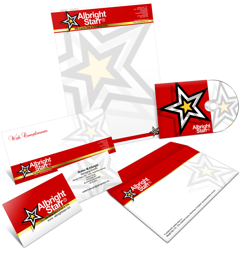 Business Branding Stationery Mockup A4