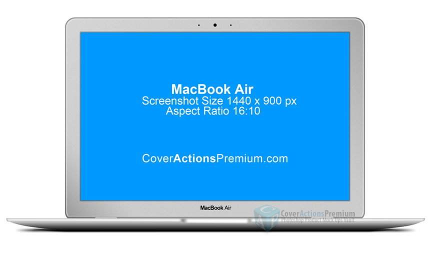MacBook Air Mockup action script