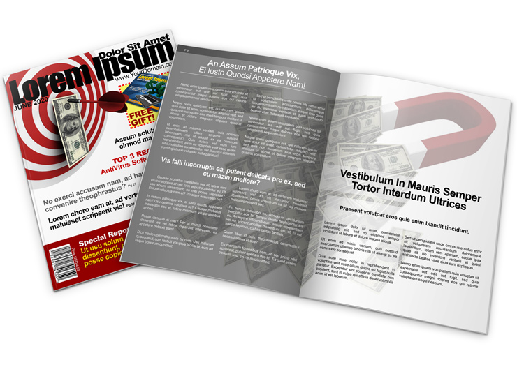 Open Book mockup -8.5 x 11