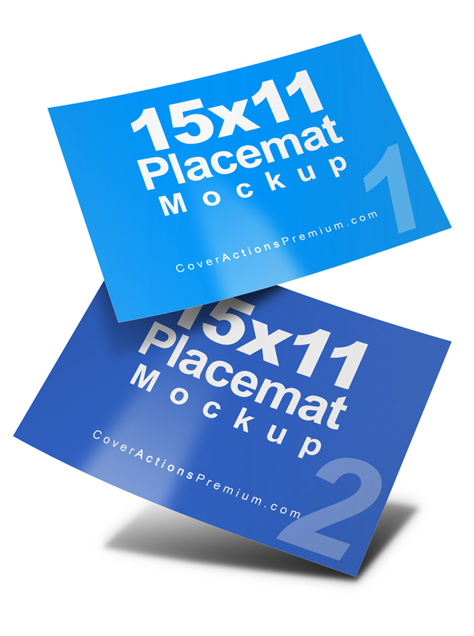 Download Placemat Mockup - 15×11 | Cover Actions Premium | Mockup PSD Template