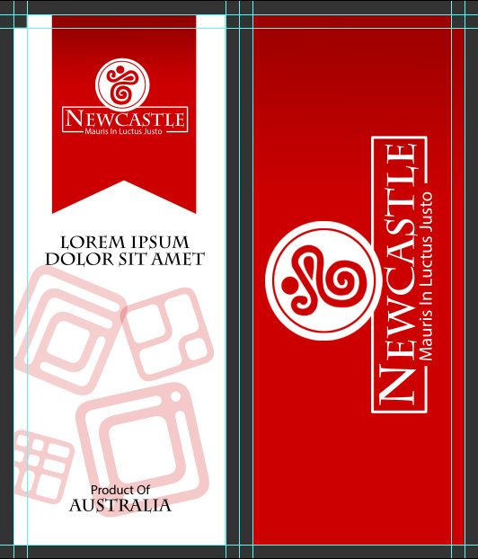 Rectangle Feather Flag Template -800x2000mm