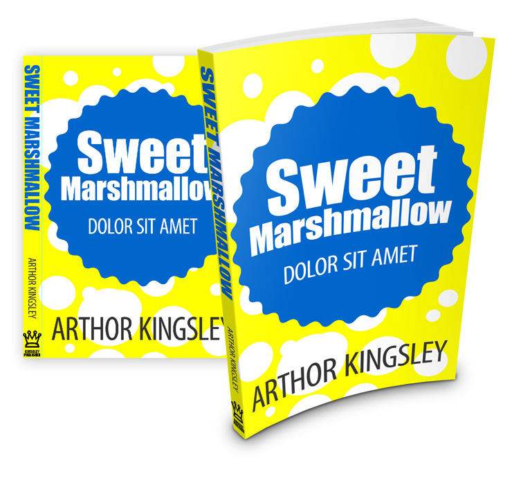 6x9 Softcover Book Cover Template PSD