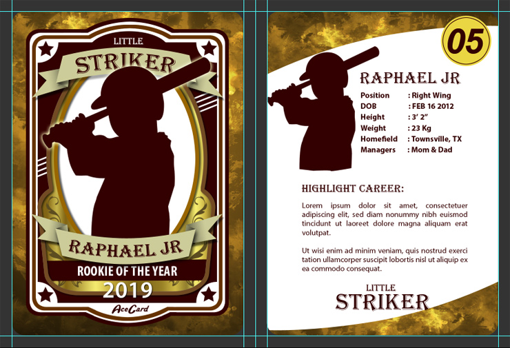 2.5 x 3.5 baseball card template