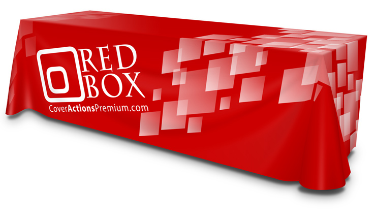 Event Table Cover Mockup Template -8 ft loose