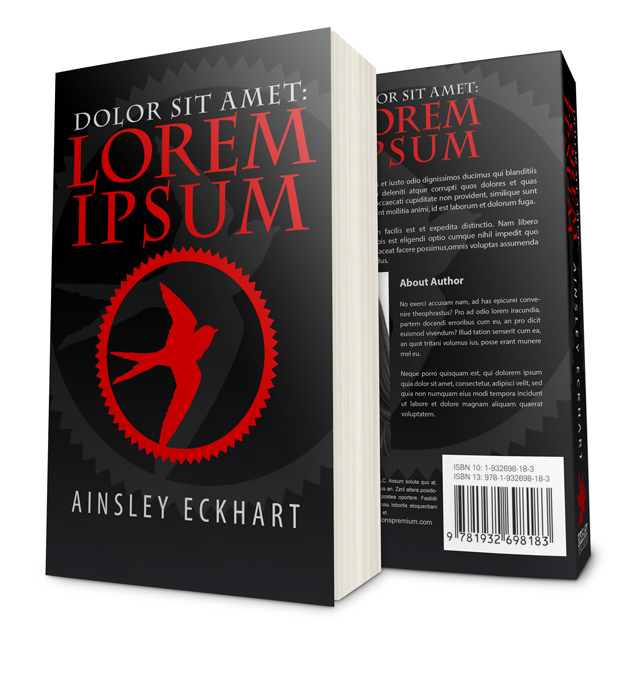 Thick Paperback Book Mockup Cover Template