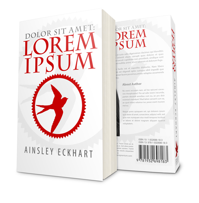 Thick Book Cover Template -Mass Market Paperback