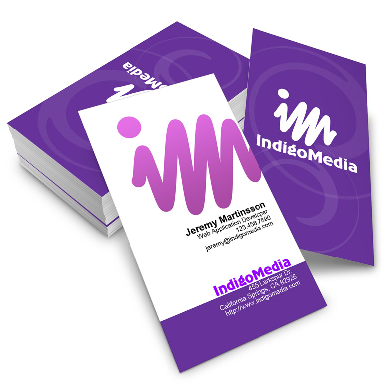vertical business card mockup template