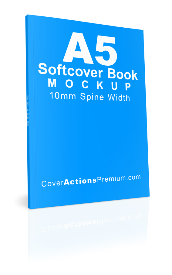 A5 Softcover Book Mockup