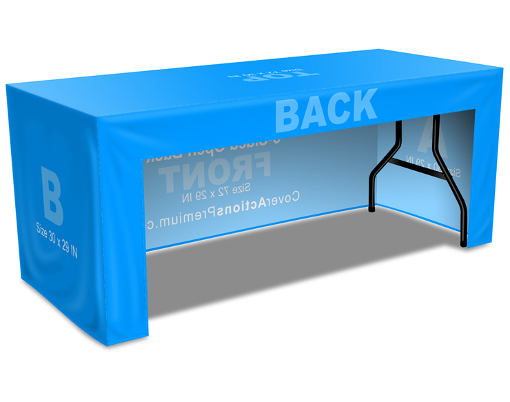 6ft table cover mockup - open corner -open back