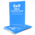 Slim Book Mockup- 6 by 9
