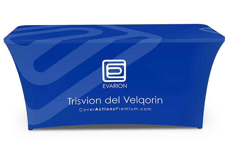 6ft zipper back tablecloth mockup 4-sided