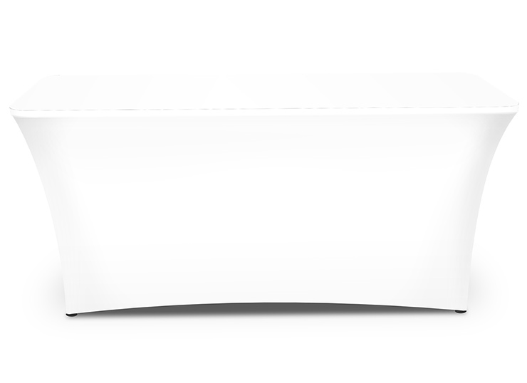 6ft zipper back spandex tablecloth mockup