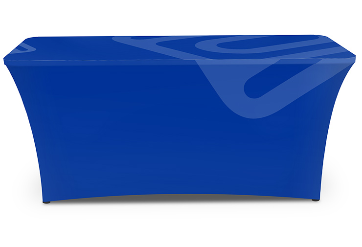 6ft stretch tablecloth mockup zipper back