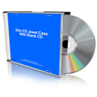 Slim CD Jewel Case Photoshop Action Mockup and Template