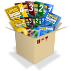 Combo Shot V3 with Carton Box Photoshop Action Mockup and Template