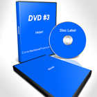 DVD Case Front Back Photoshop Action Mockup and Template