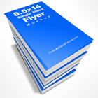 8.5 x 14  Flyer Photoshop Action Mockup Set