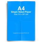 Folded A4 Paper Mock Up Actions