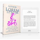 Kobo eReader with Pocket Size Book Photoshop Action Mockup PLUS Template