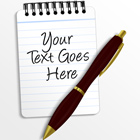 110 x 80mm Notepad Mock Up Set