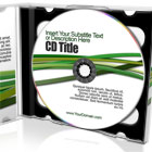 Wide Open CD Jewel Case Photoshop Action Mockup and Template