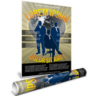 9x12 inch Poster Photoshop Action Mockup and Template