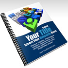 8.5x11 Spiral Book Cover Actions Mockup