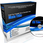 Square Software Box With CD Photoshop Action Mockup and Template m1v1
