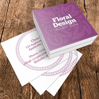 Square business card Mockups