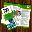 8.5 x 11 Tri Fold Brochure Mock Up Actions