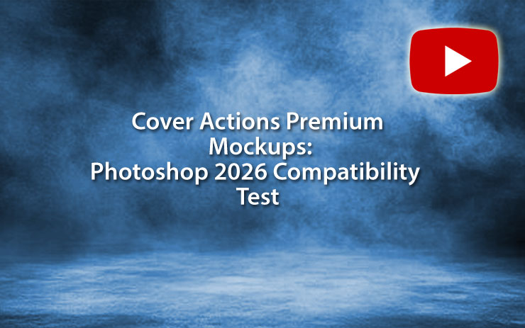 Running Cover Actions Premium Mockups with Photoshop 2026